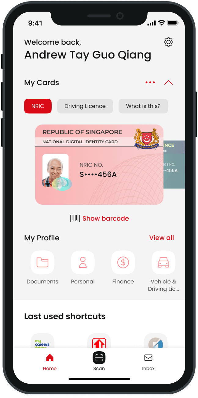 Singpass Digital IC